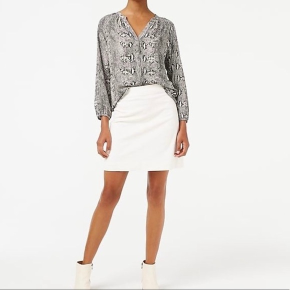 J. Crew Tops - Jcrew snake skin blouse